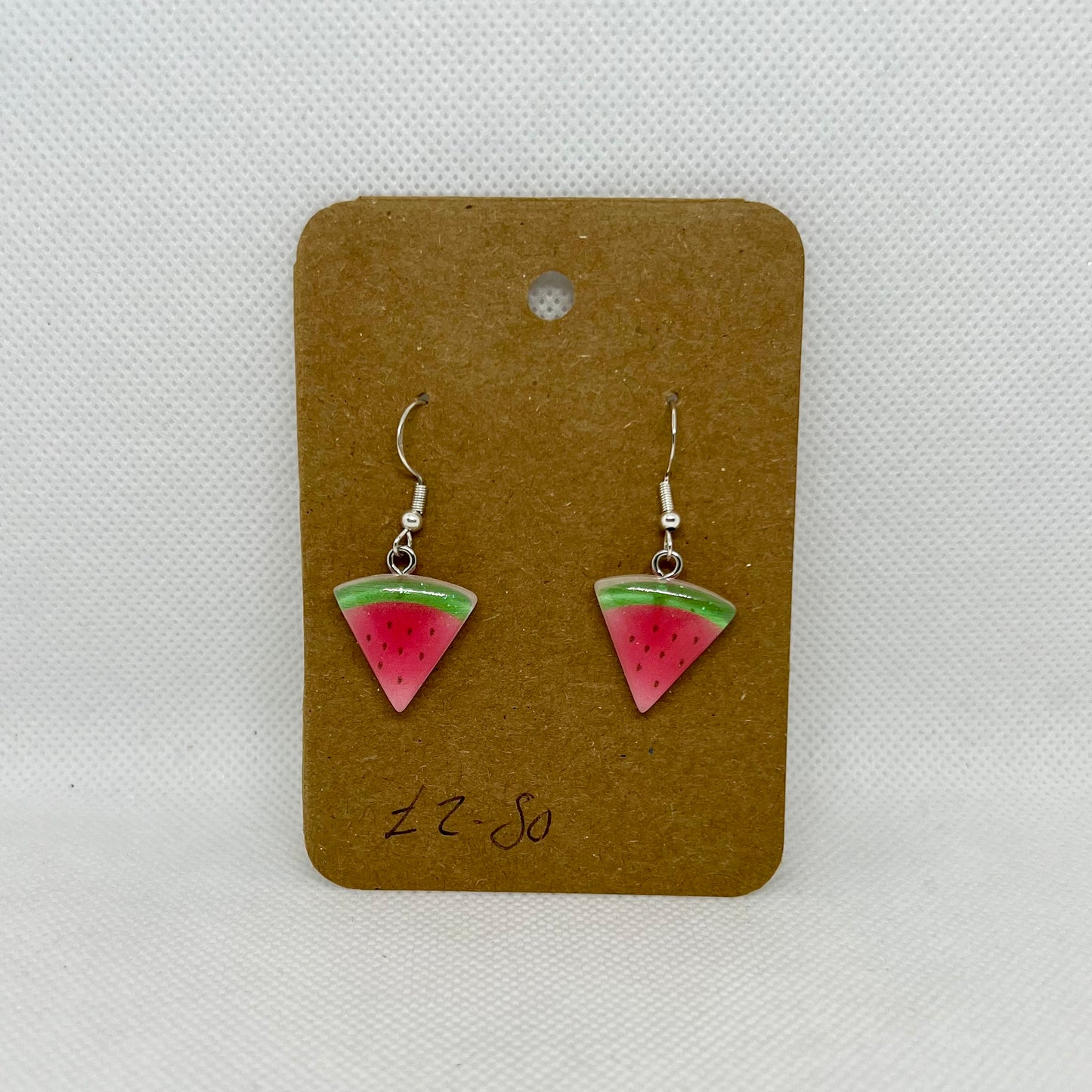‘Watermelon' Handmade Earrings