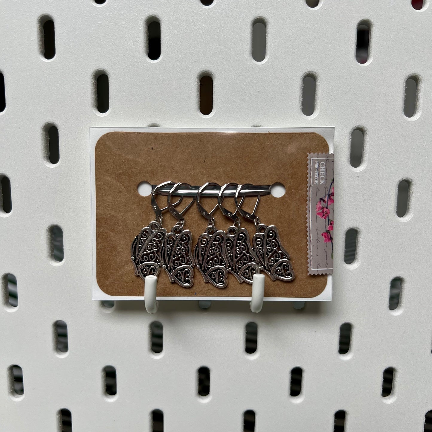 'Butterfly' Handmade Stitch Marker Set