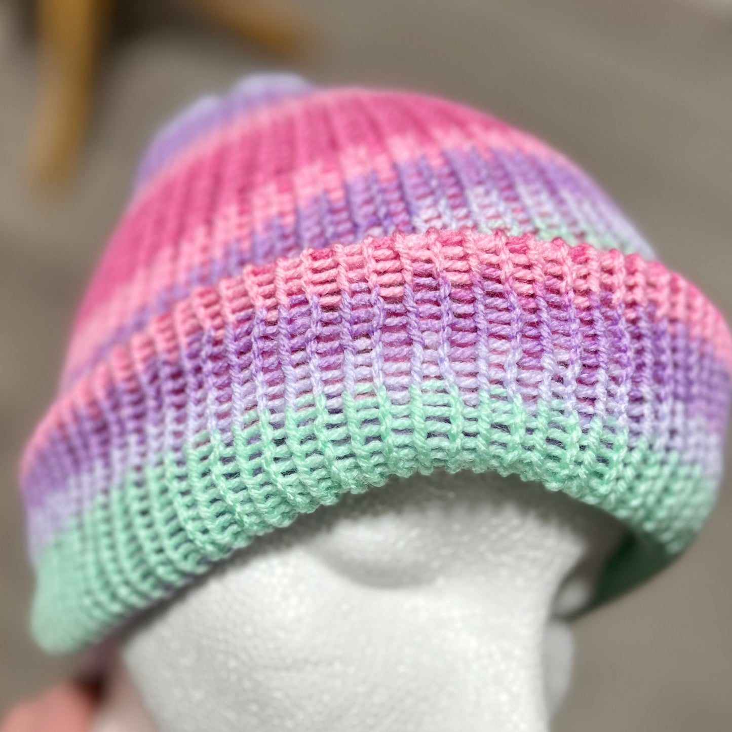 ‘Mermaid’ Knitted Beanie - Adult