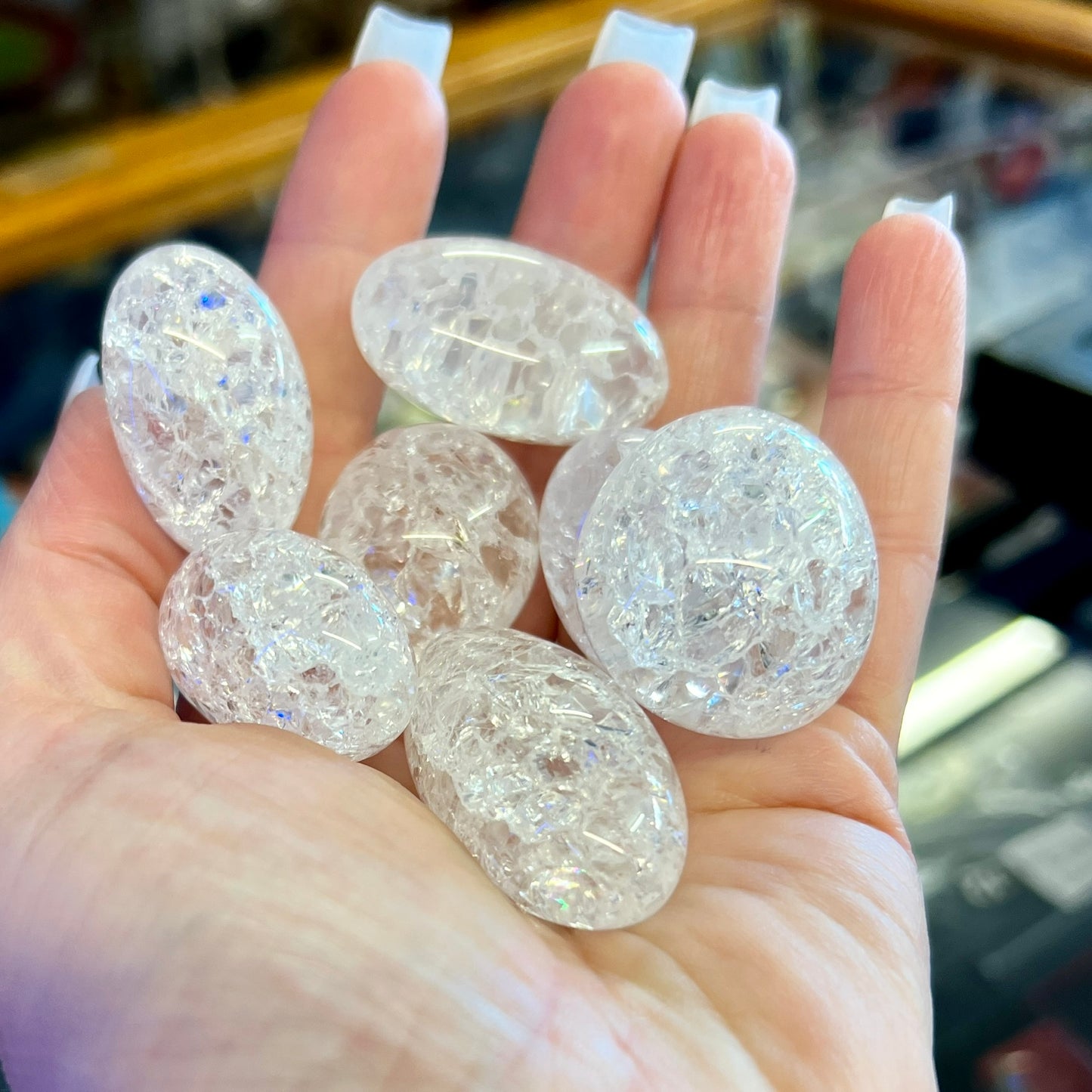 Crackle Quartz Tumble stones