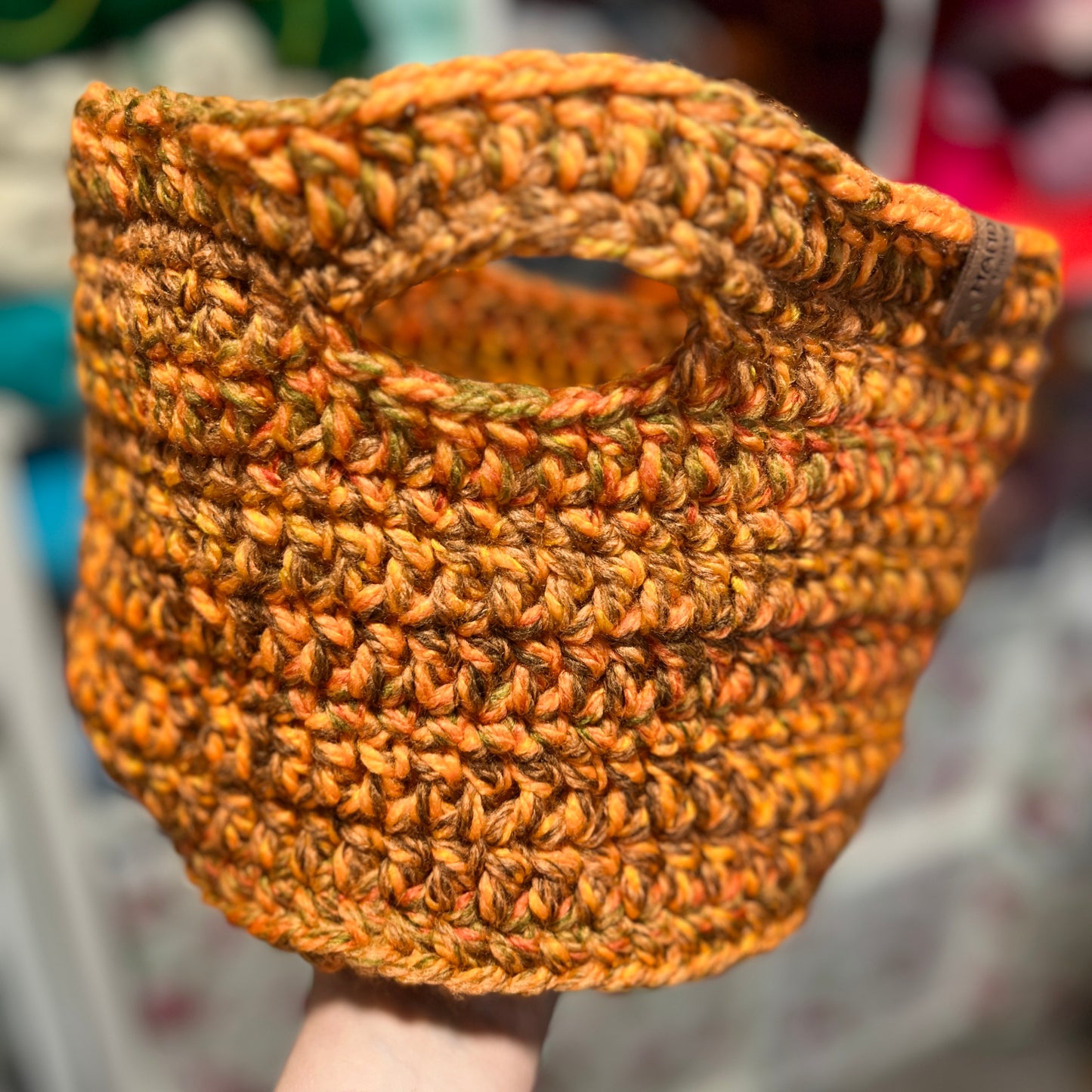 Orange Basket/Bag