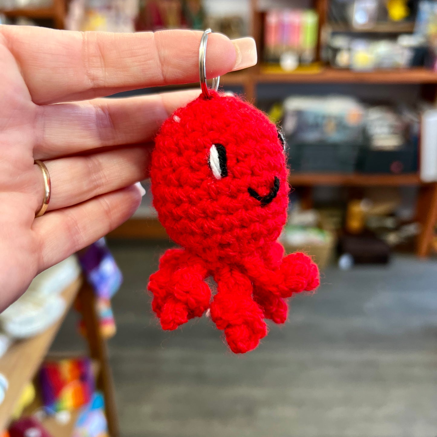 Crochet 'Octopus' Keyrings