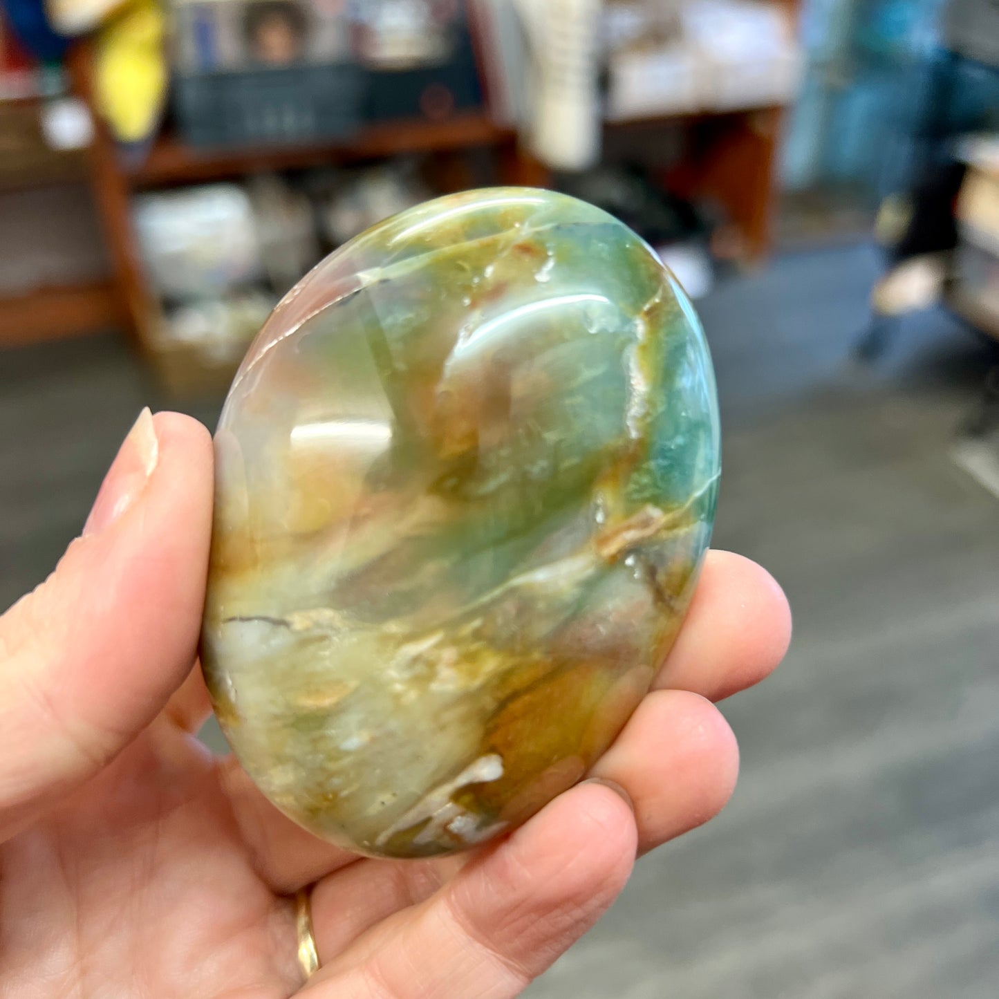 Ocean Jasper Palm Stone