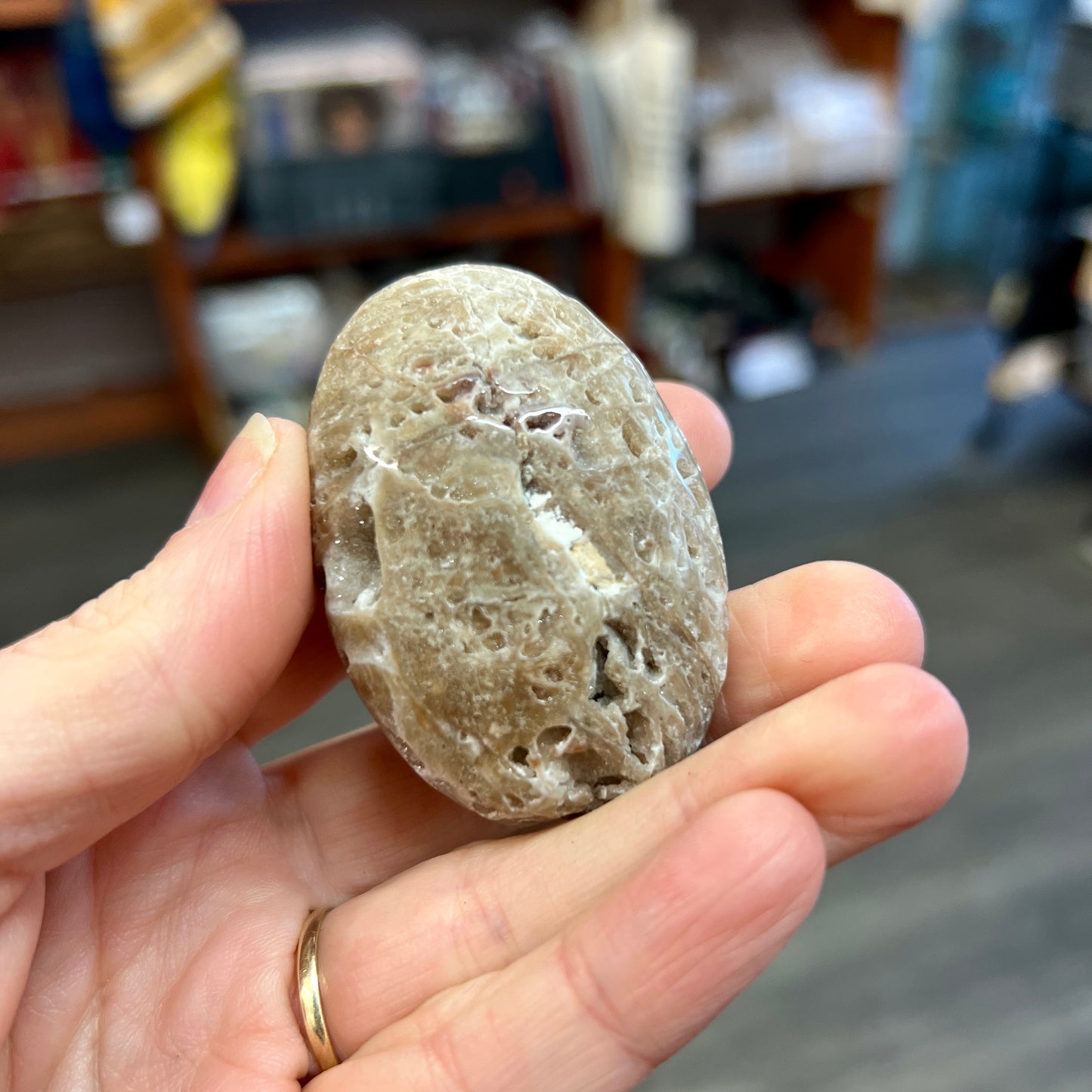 Sphalerite Palm Stone