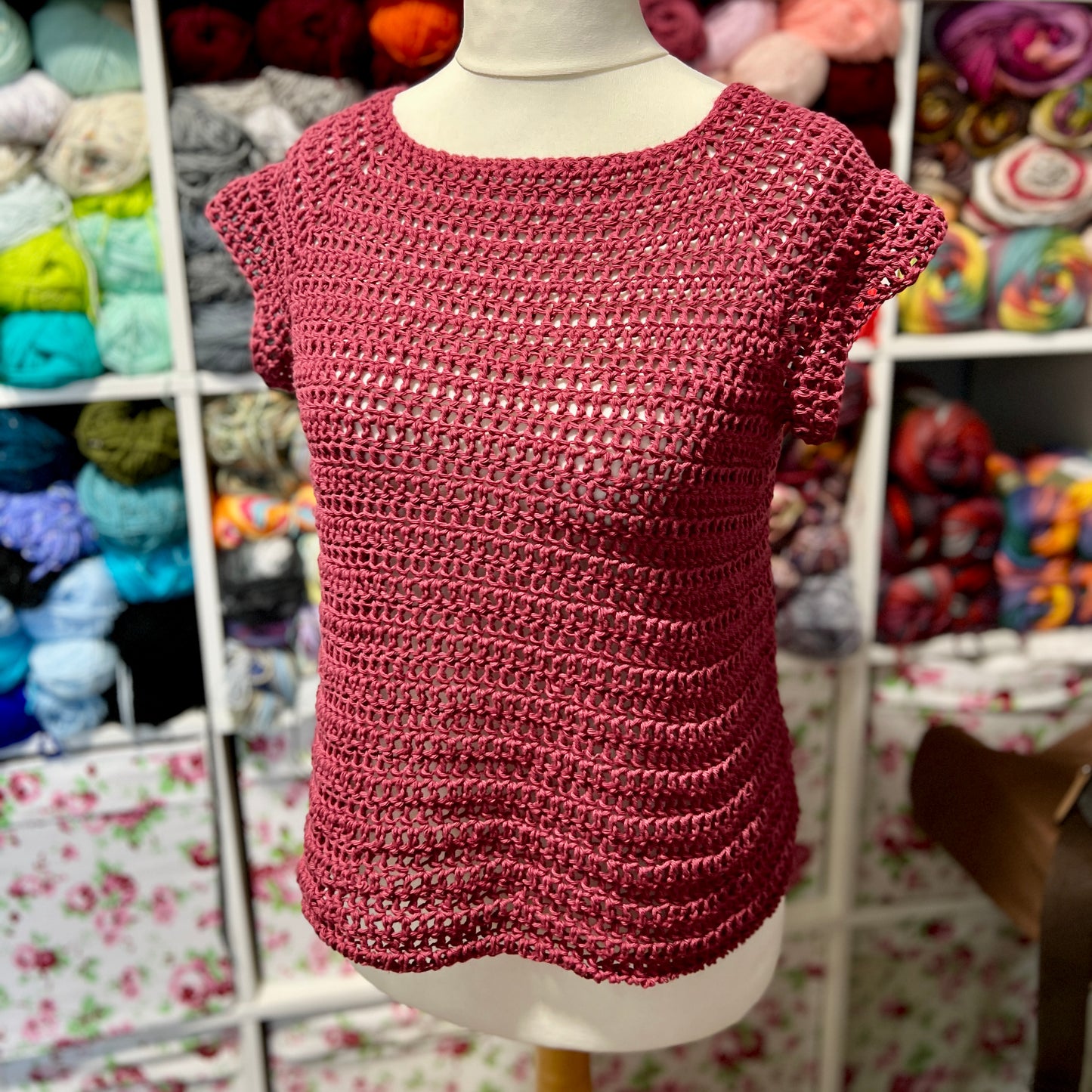 Cotton Crochet Top