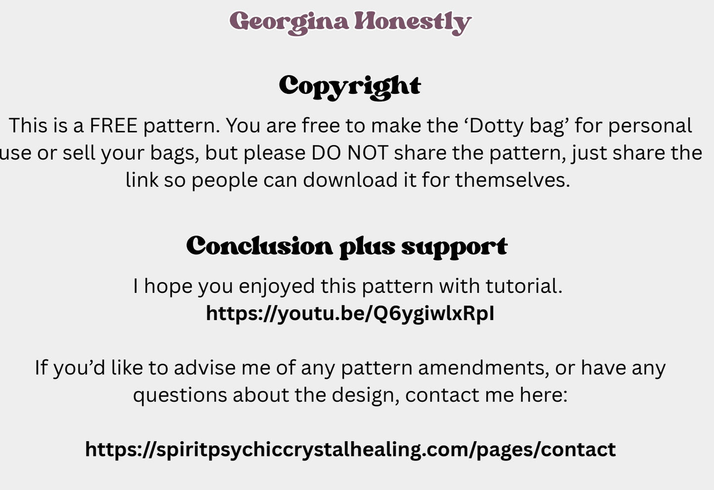 'Dotty' Dorothy Bag Crochet Pattern