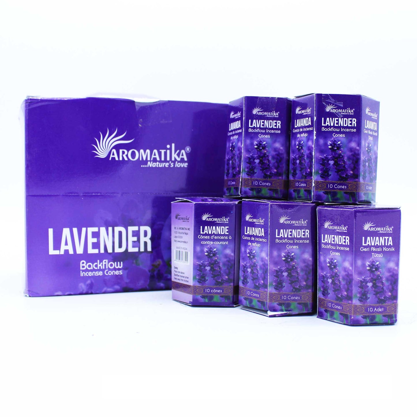 Aromatika Masala Backflow Incense - Lavender