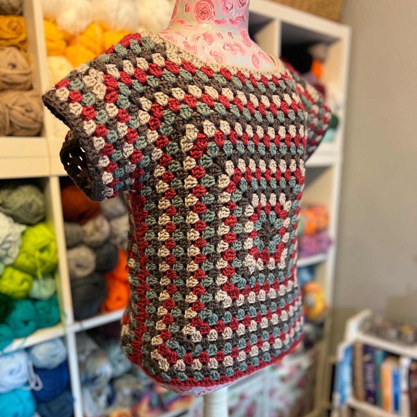 Granny Square Jumper / Top