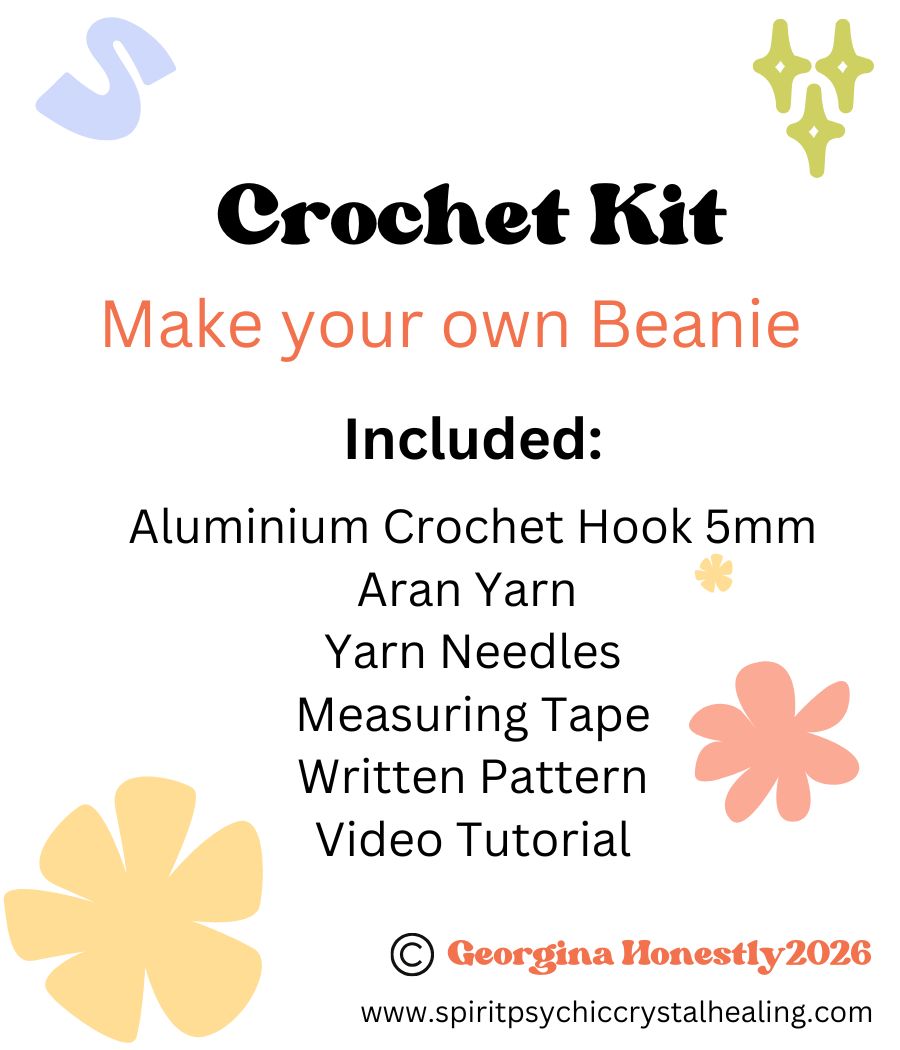 Beanie Crochet Kit - Crochet your own Newborn - Adult size Beanie