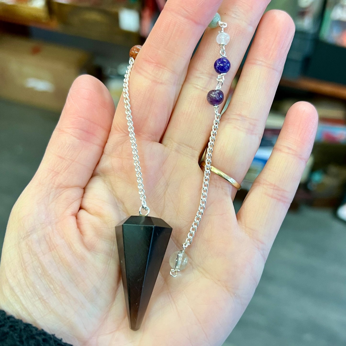 Smoky Quartz Pendulum