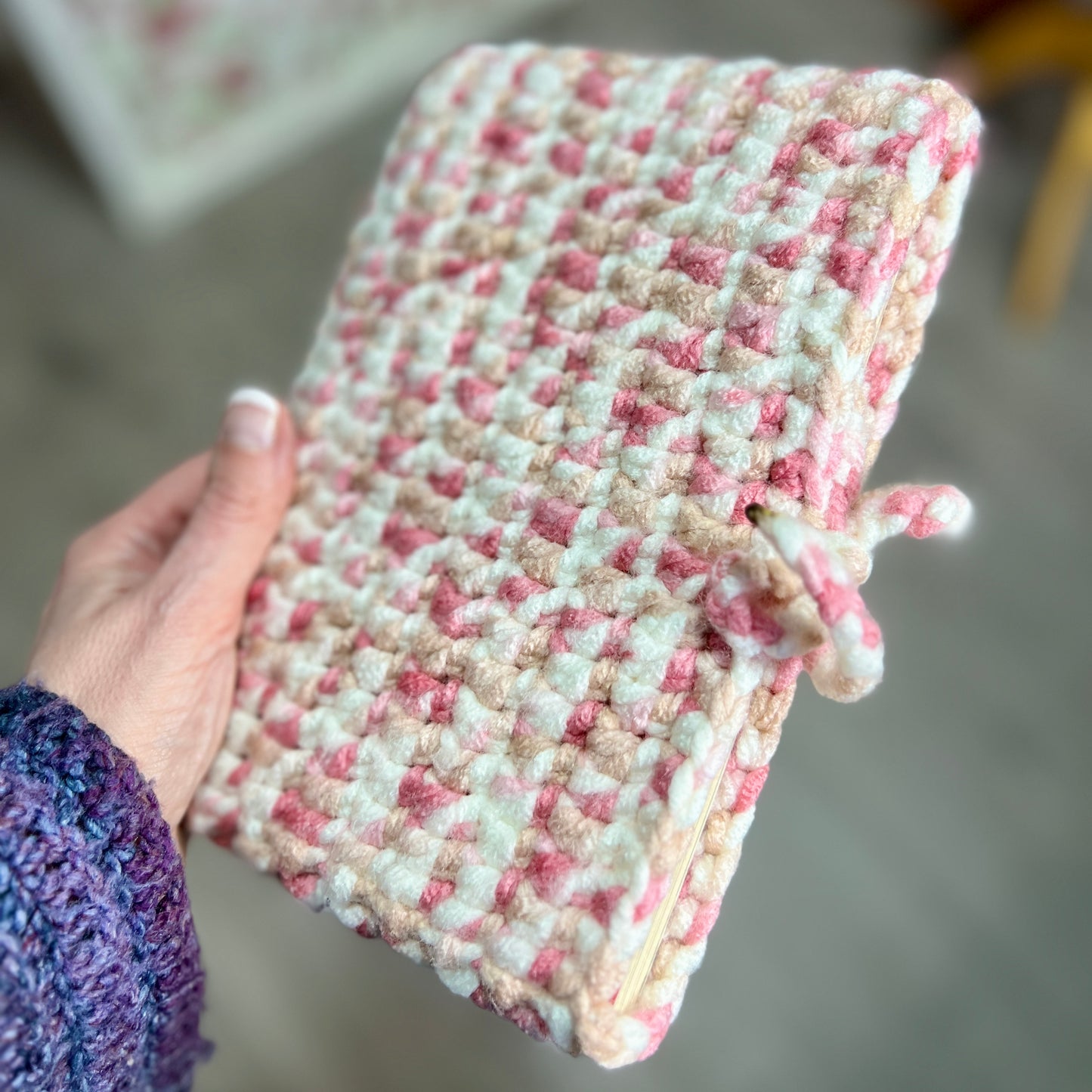 Crochet Book Cover