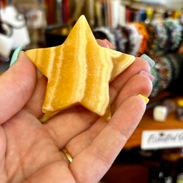 Yellow Calcite Star