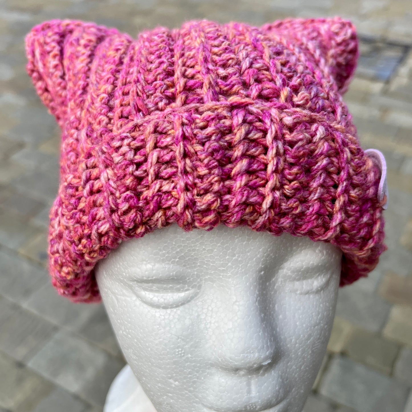 Crochet Cat Beanie - Adult