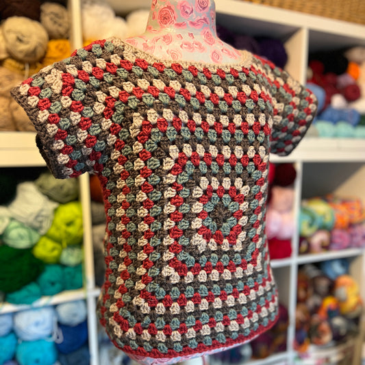 Granny Square Jumper / Top