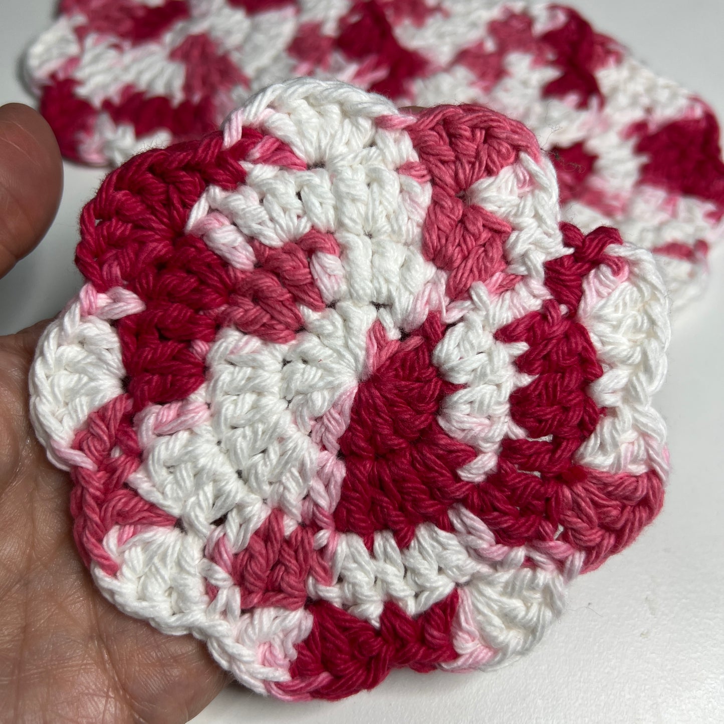 Crochet Flower Coaster Sets