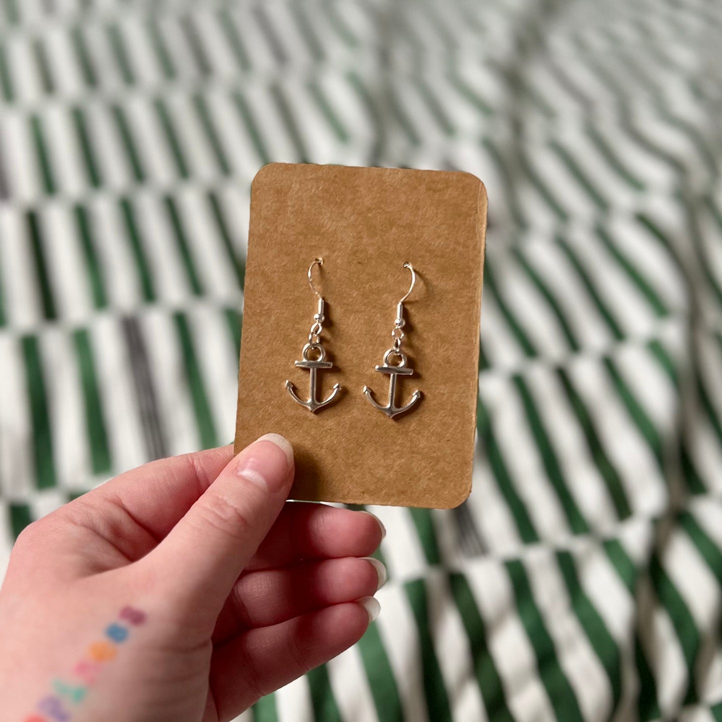 ‘Anchor' Handmade Earrings