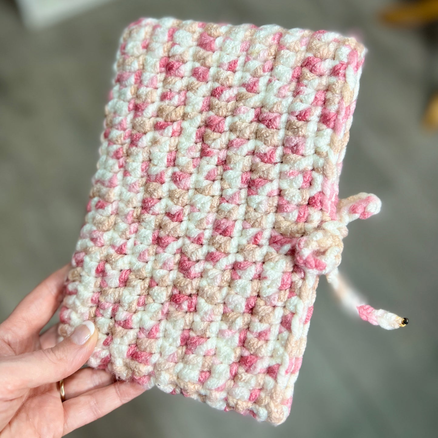 Crochet Book Cover