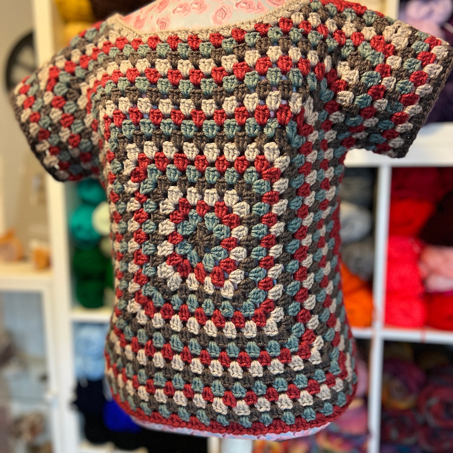 Granny Square Jumper / Top