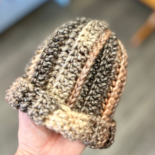 Crochet Beanie - Baby 3-6 months