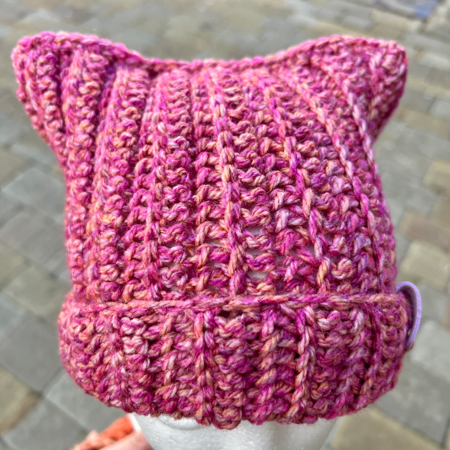 Crochet Cat Beanie - Adult