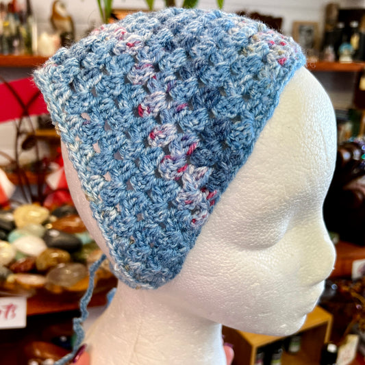 Crochet Bandana - Blue