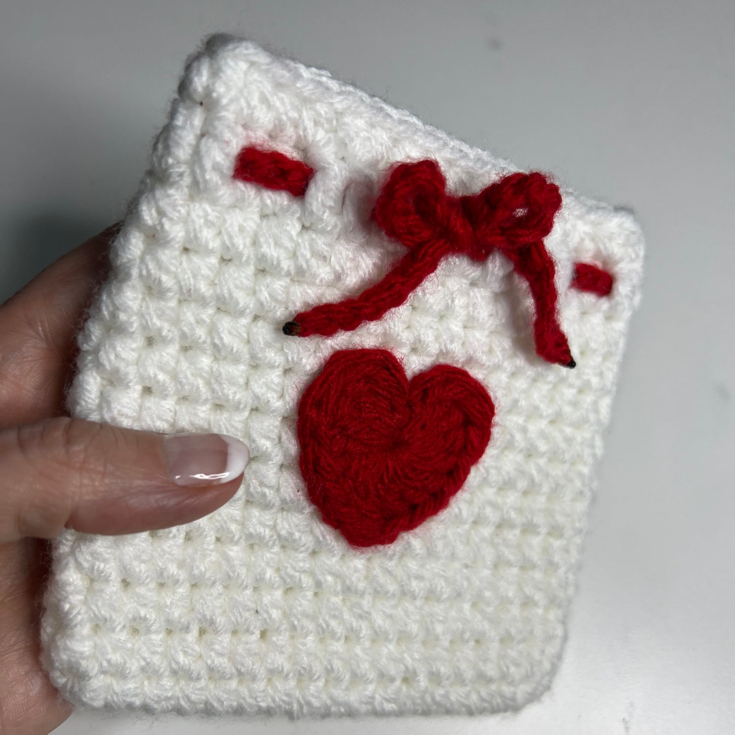 Crochet Love Letter Style Pouch