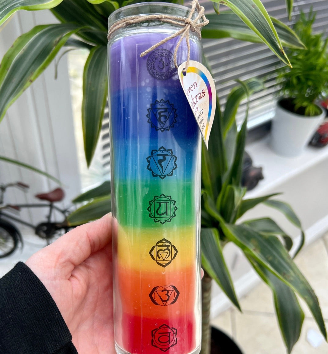 Chakra Spell Tube Candle
