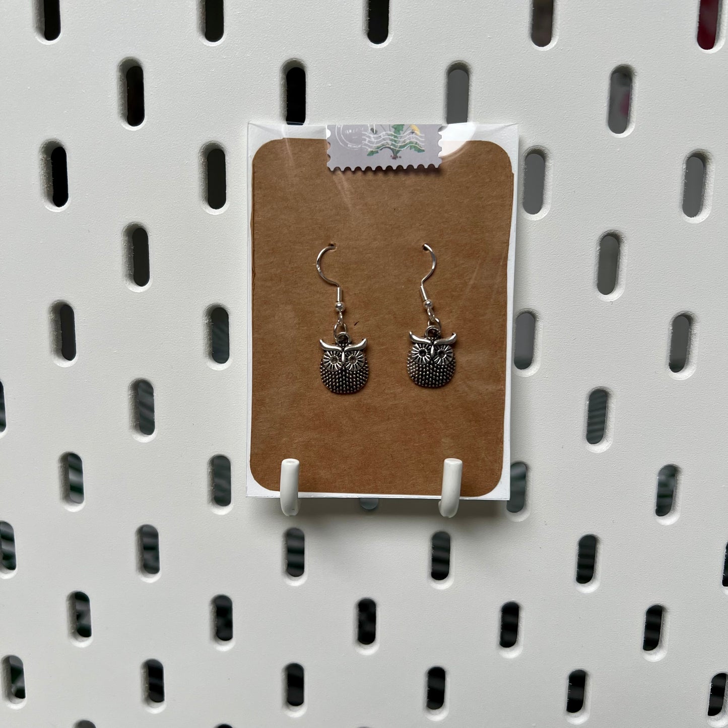 ‘Owl' Handmade Earrings