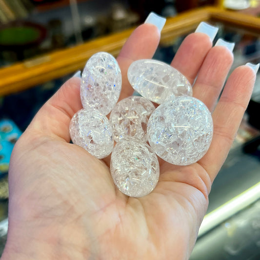 Crackle Quartz Tumble stones