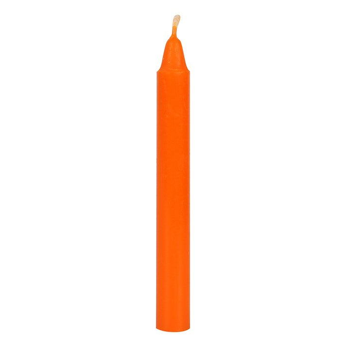 12 Orange 'Confidence' Spell Candles