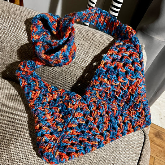 Boho Shoulder Bag (Handmade Crochet)
