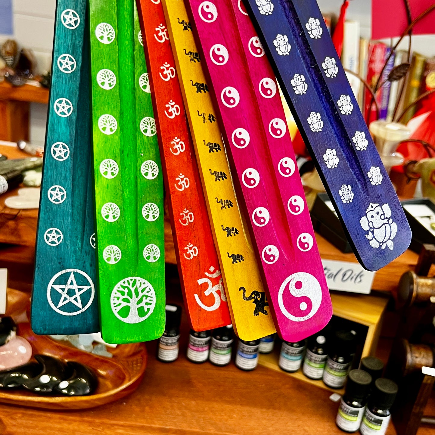 Assorted Colourful Incense Ash Catchers