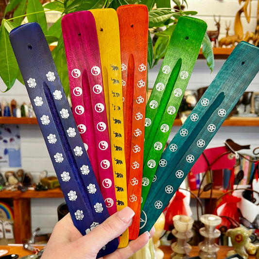 Assorted Colourful Incense Ash Catchers