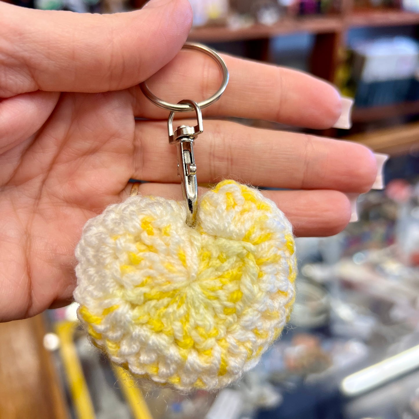 Crochet 'Heart' Keyrings