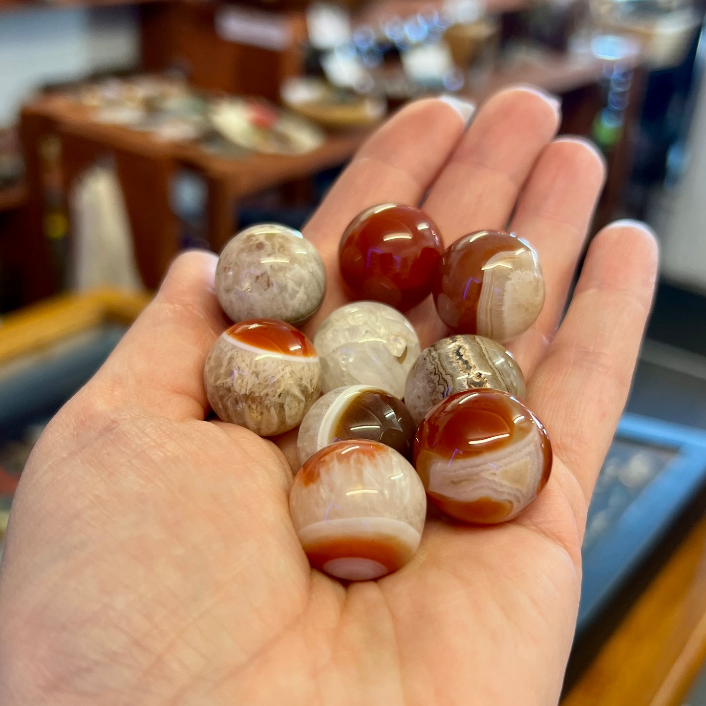 Carnelian Mini Spheres