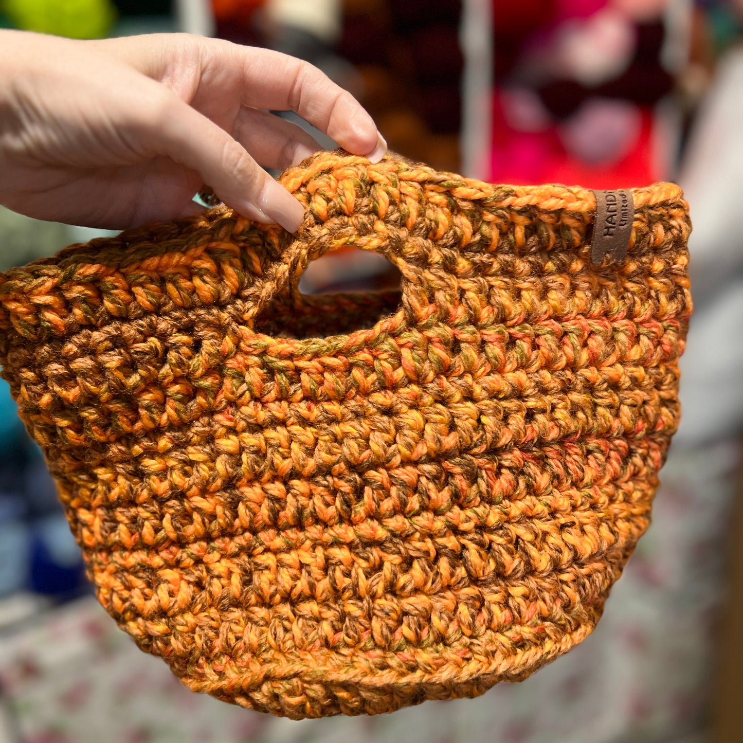 Orange Basket/Bag