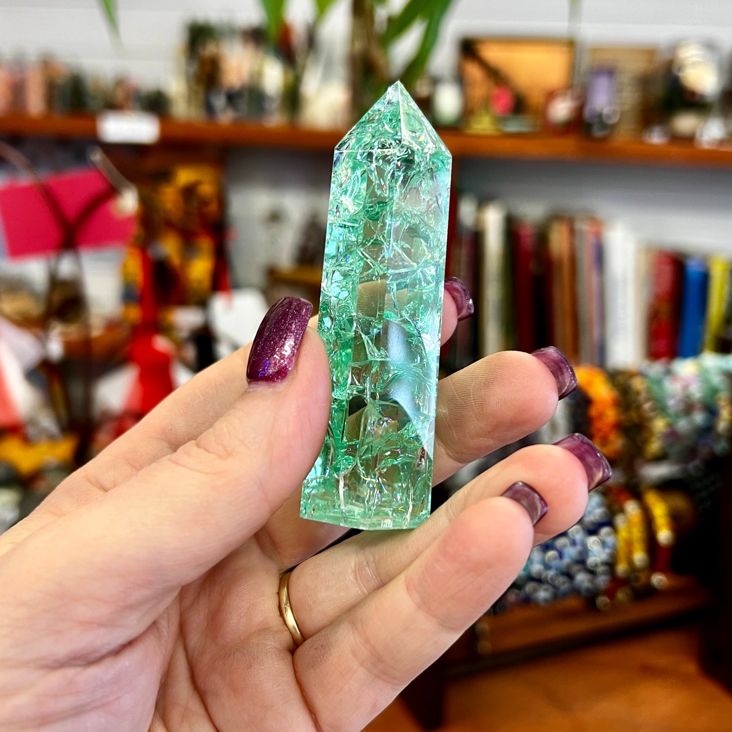 Crackle Quartz Tower