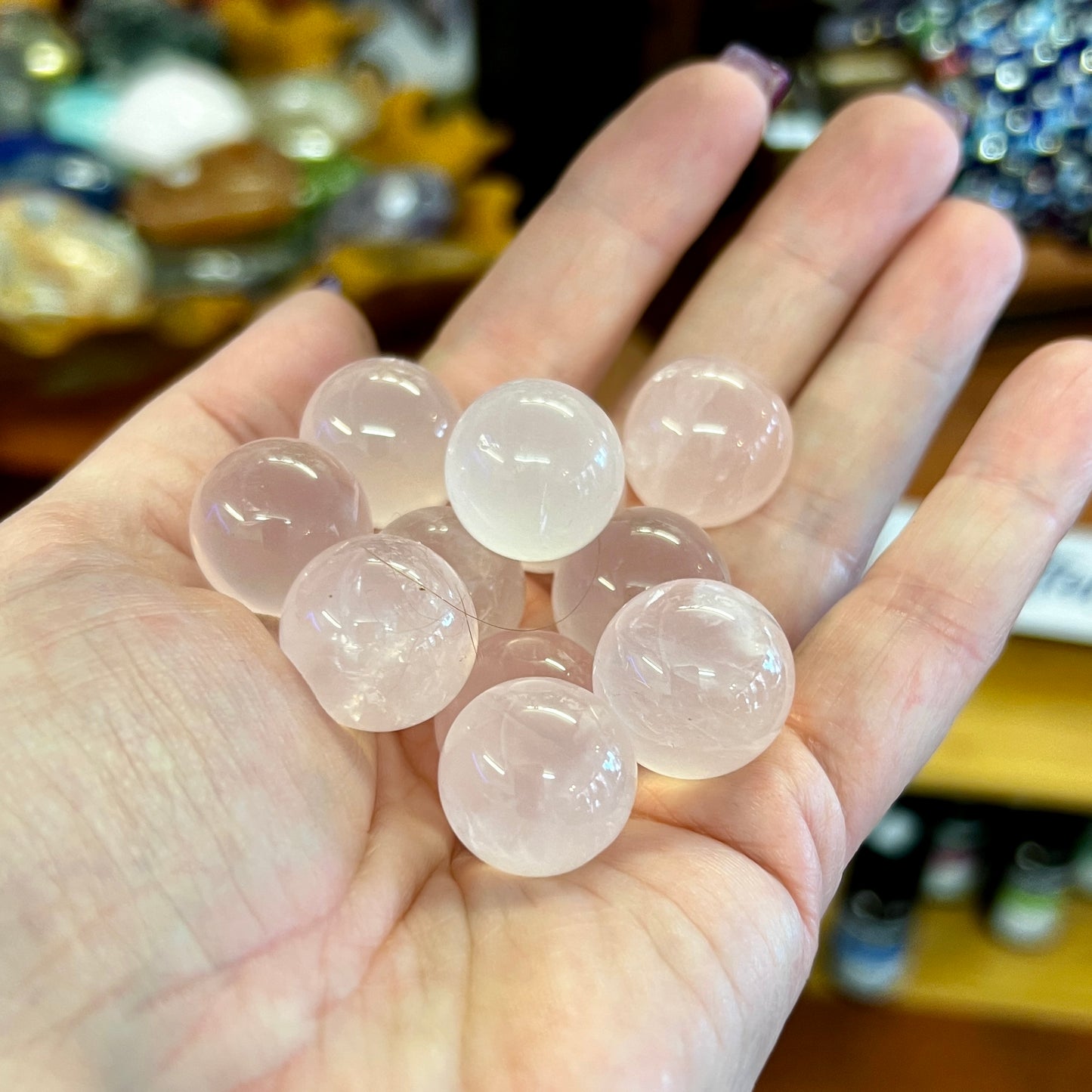 Rose Quartz Mini Spheres