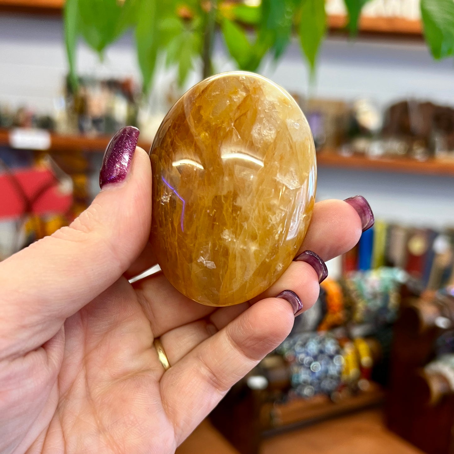 Golden Healer Palm Stones