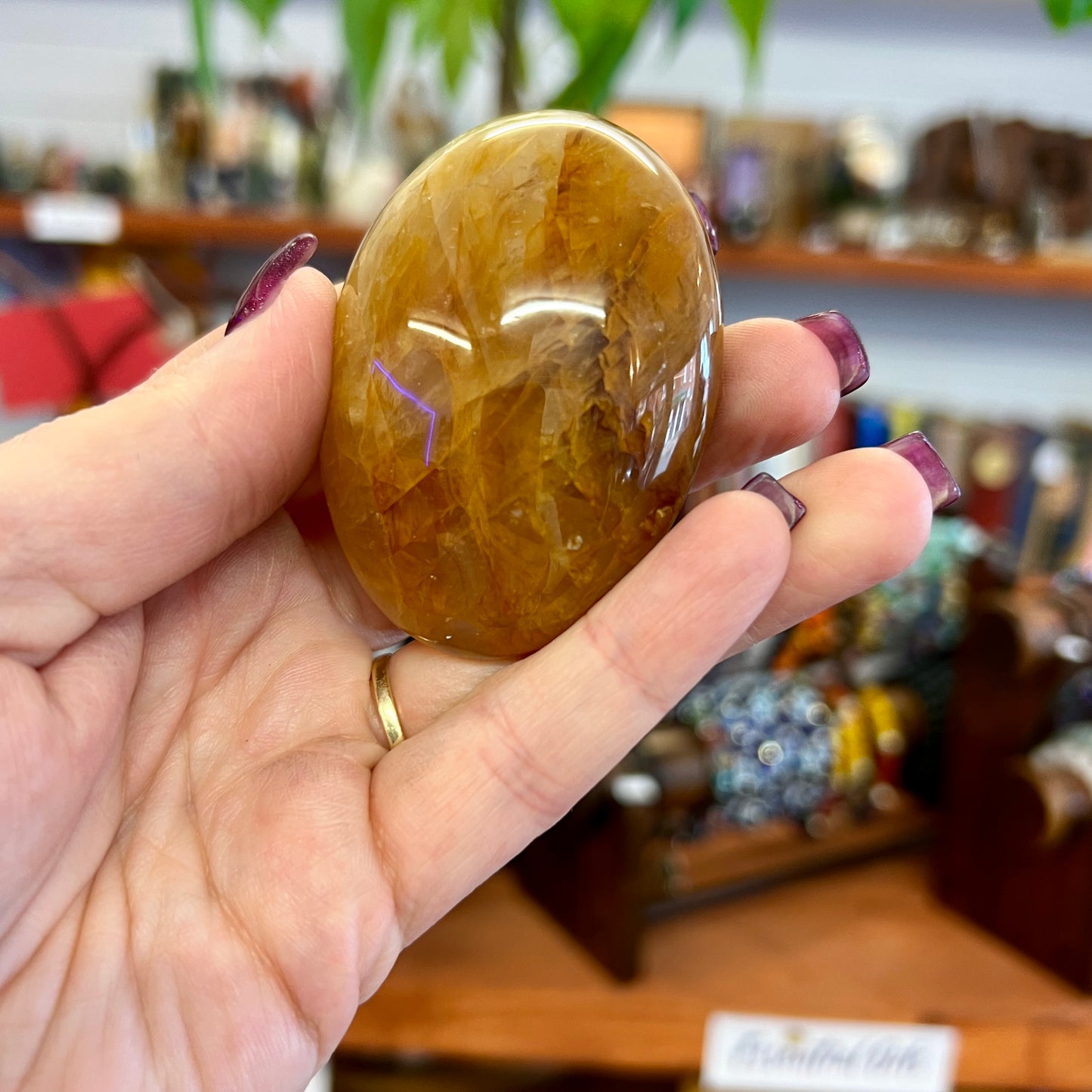 Golden Healer Palm Stones