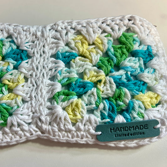 Crochet Makeup/Notions Bag - Lined with Zip