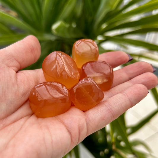 Honey Calcite Tumble Stones