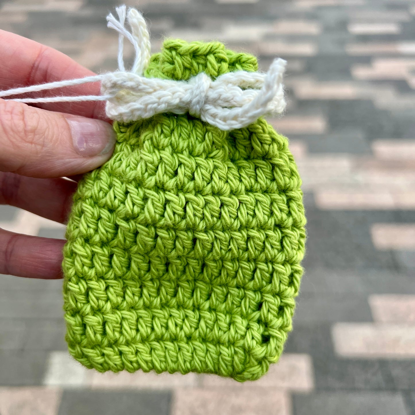 Green Drawstring Pouch