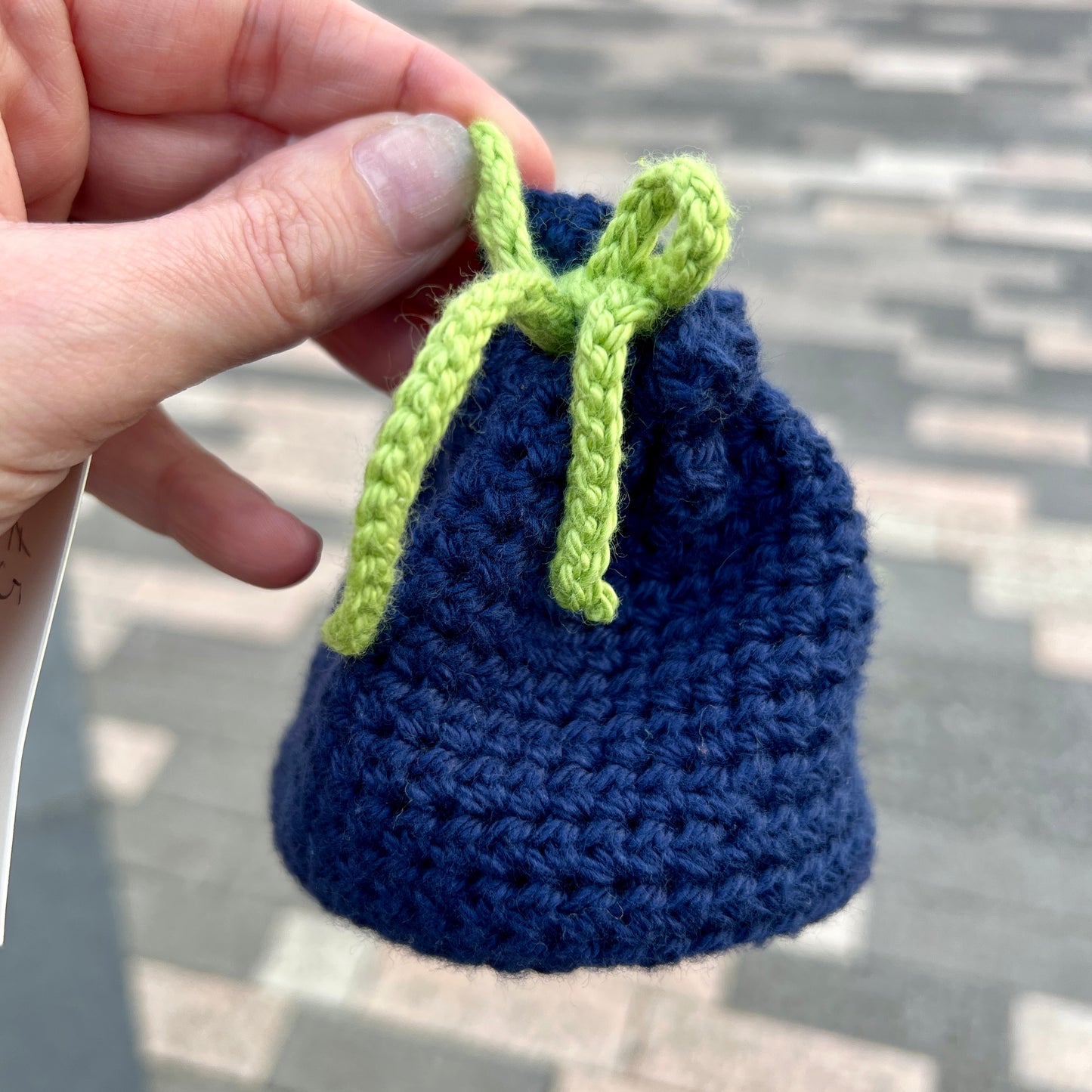 ‘Blueberry’ Drawstring Pouch