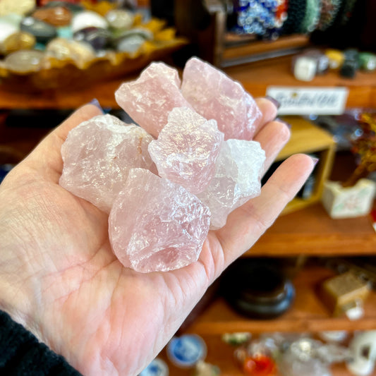 Rose Quartz Raw Chunks