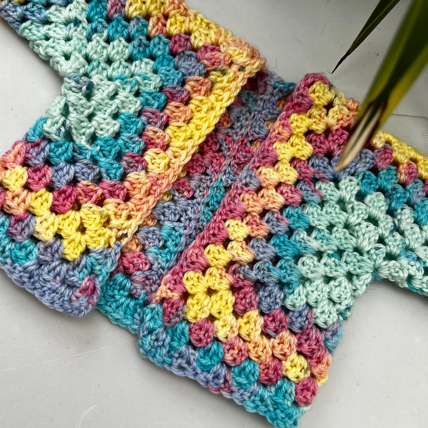 Baby Hexagon Crochet Cardigan