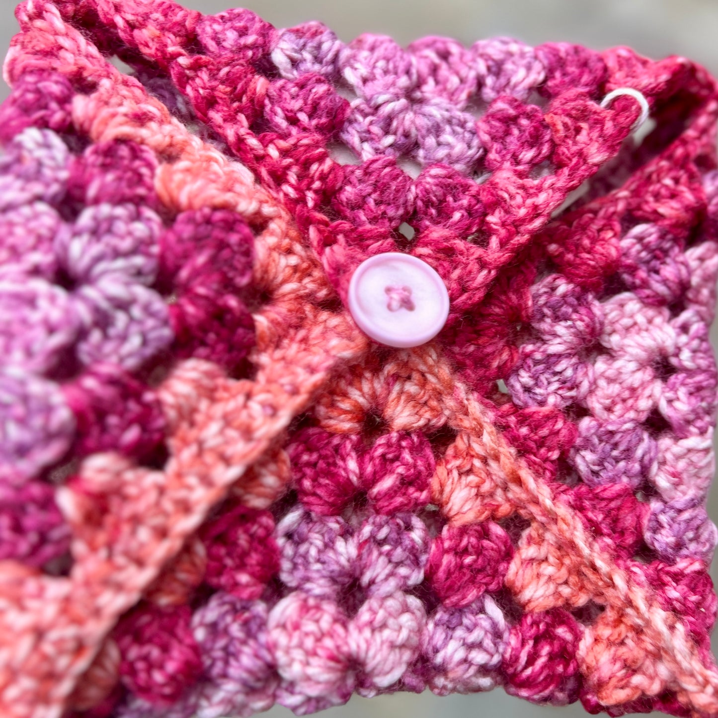 Crochet Envelope Style Bag - Small