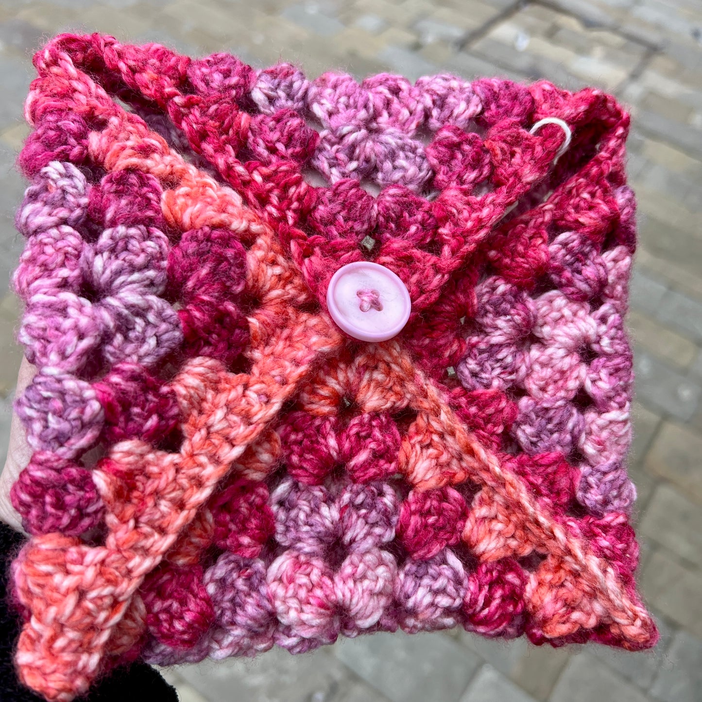 Crochet Envelope Style Bag - Small