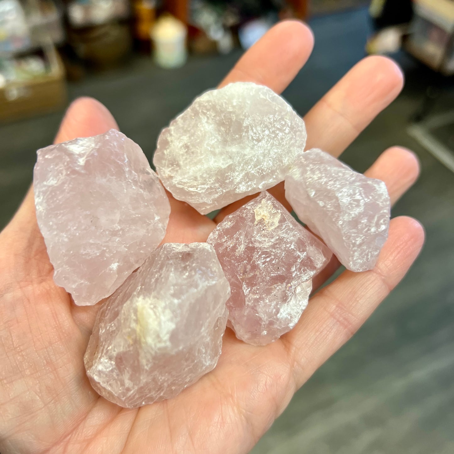 Rose Quartz Raw Chunks
