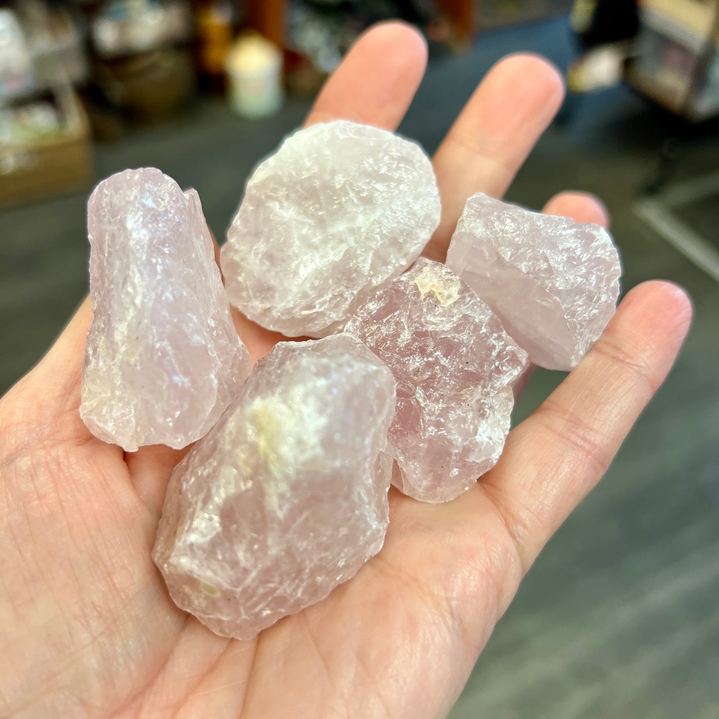 Rose Quartz Raw Chunks